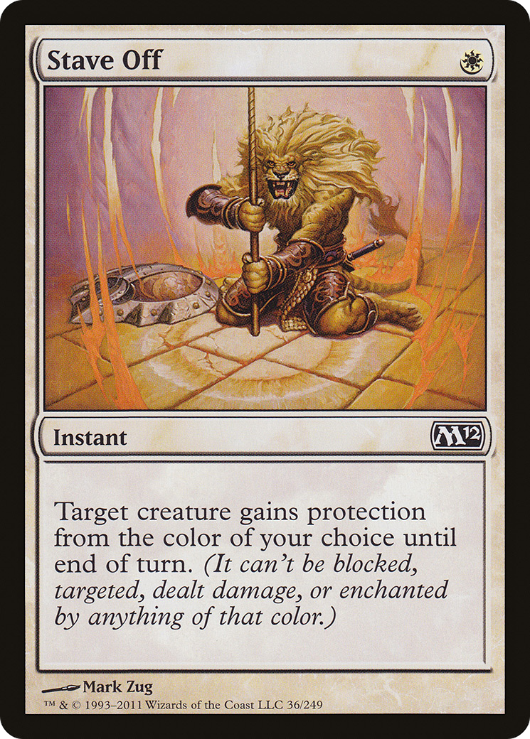 Stave Off (M12-036) - Magic 2012 - Premium MTG Single from Wizards of the Coast - Just $0.25! Shop now at Game Crave Tournament Store