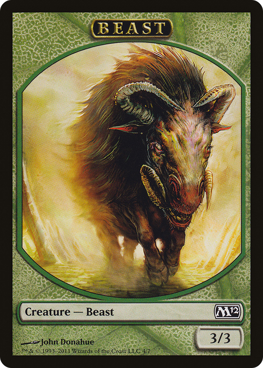 Beast (TM12-004) - Magic 2012 Tokens - Premium MTG Single from Wizards of the Coast - Just $0.08! Shop now at Game Crave Tournament Store