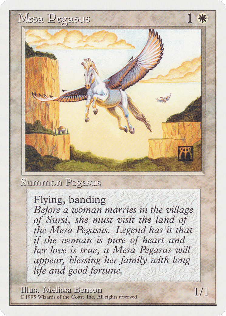 Mesa Pegasus (RQS-005) - Rivals Quick Start Set - Premium MTG Single from Wizards of the Coast - Just $0! Shop now at Game Crave Tournament Store
