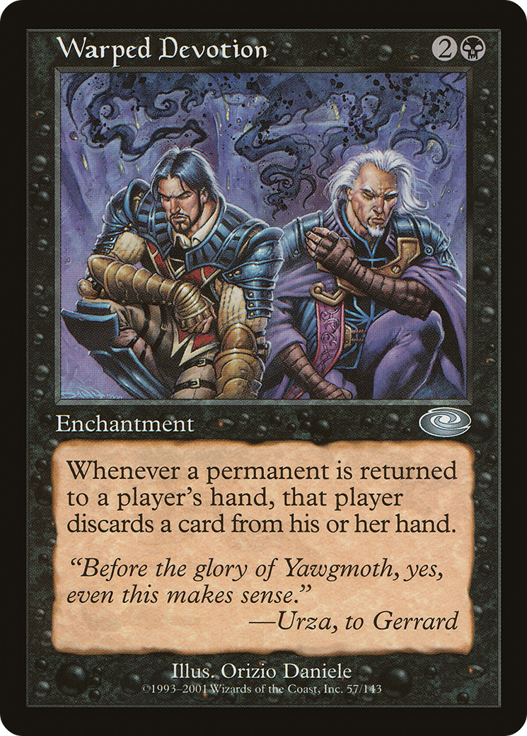 Warped Devotion (PLS-057) - Planeshift - Premium MTG Single from Wizards of the Coast - Just $0.08! Shop now at Game Crave Tournament Store