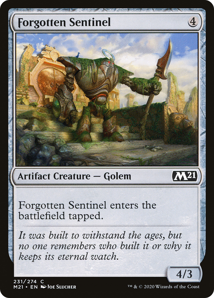 Forgotten Sentinel (M21-231) - Core Set 2021 - Premium MTG Single from Wizards of the Coast - Just $0.08! Shop now at Game Crave Tournament Store