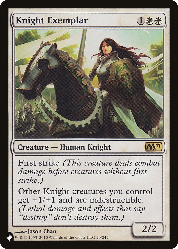 Knight Exemplar (PLIST-1102) - The List - Premium MTG Single from Wizards of the Coast - Just $0.44! Shop now at Game Crave Tournament Store