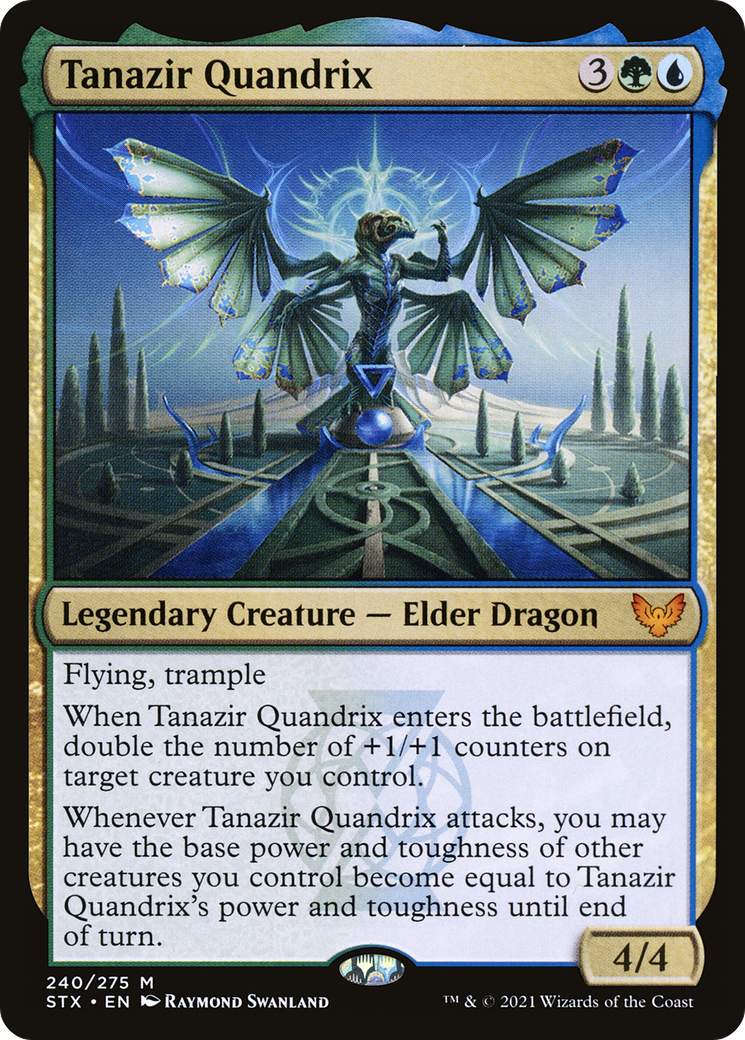 Tanazir Quandrix (STX-240) - Strixhaven: School of Mages - Premium MTG Single from Wizards of the Coast - Just $0.24! Shop now at Game Crave Tournament Store