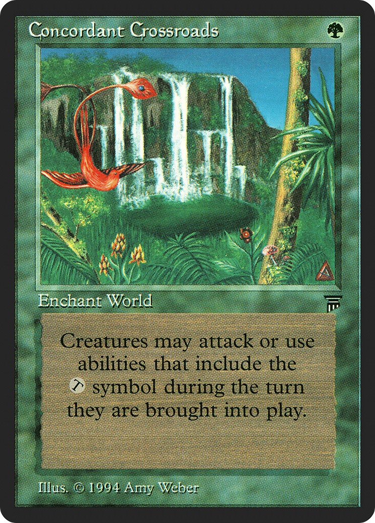 Concordant Crossroads (LEG-179) - Legends - Premium MTG Single from Wizards of the Coast - Just $24.78! Shop now at Game Crave Tournament Store