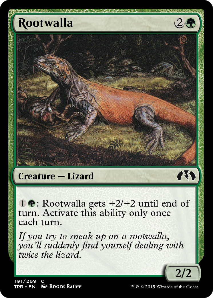 Rootwalla (TPR-191) - Tempest Remastered Foil - Premium MTG Single from Wizards of the Coast - Just $0! Shop now at Game Crave Tournament Store