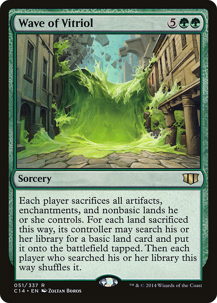 Wave of Vitriol (C14-051) - Commander 2014 - Premium MTG Single from Wizards of the Coast - Just $1.10! Shop now at Game Crave Tournament Store
