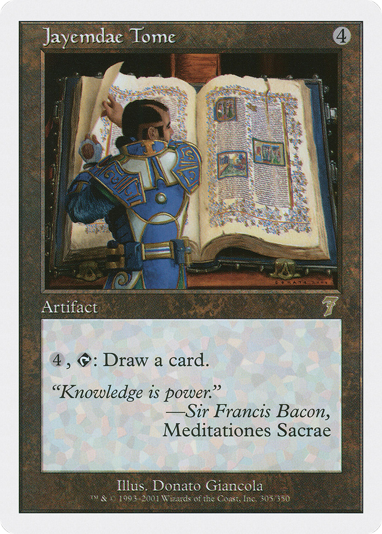 Jayemdae Tome (7ED-305) - Seventh Edition - Premium MTG Single from Wizards of the Coast - Just $0.25! Shop now at Game Crave Tournament Store