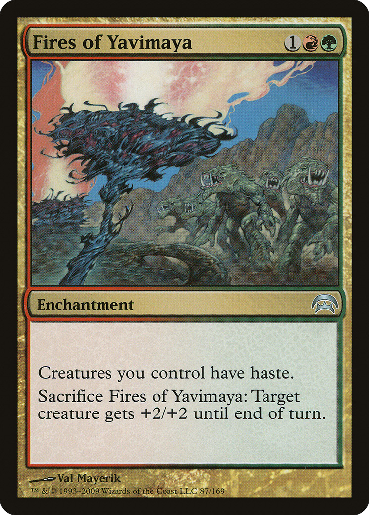 Fires of Yavimaya (HOP-087) - Planechase - Premium MTG Single from Wizards of the Coast - Just $0.58! Shop now at Game Crave Tournament Store