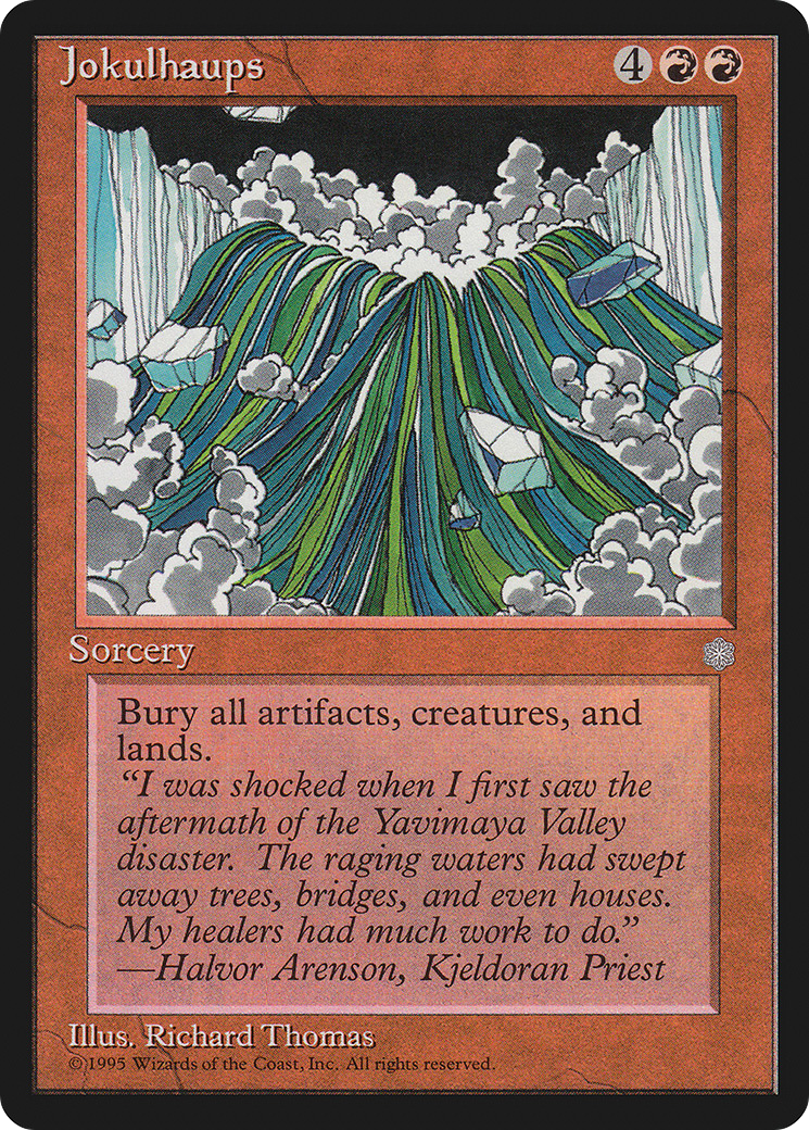 Jokulhaups (ICE-195) - Ice Age - Premium MTG Single from Wizards of the Coast - Just $5.39! Shop now at Game Crave Tournament Store