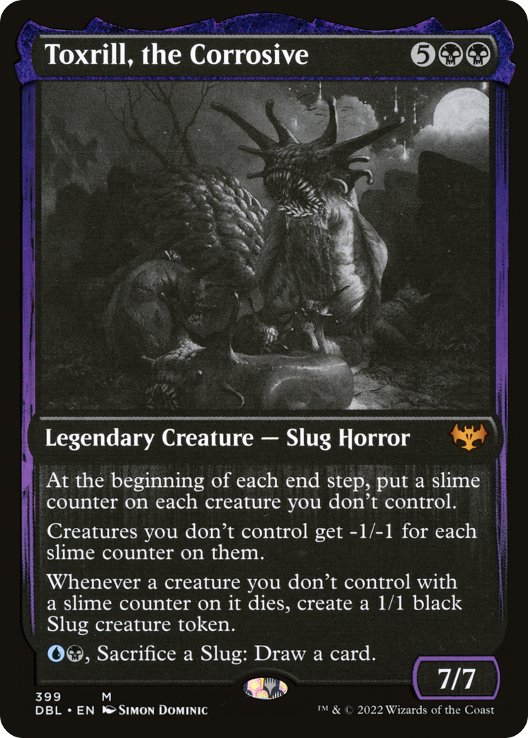 Toxrill, the Corrosive (DBL-399) - Innistrad: Double Feature - Premium MTG Single from Wizards of the Coast - Just $5.37! Shop now at Game Crave Tournament Store