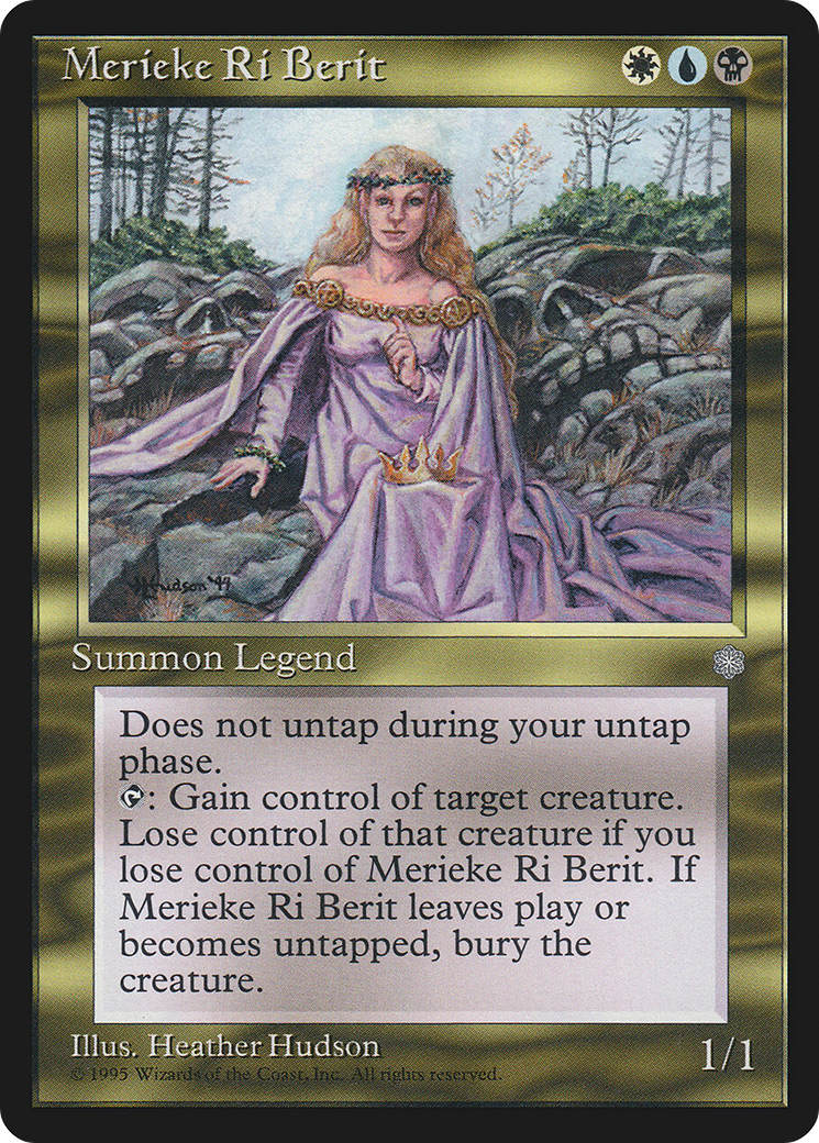 Merieke Ri Berit (ICE-297) - Ice Age - Premium MTG Single from Wizards of the Coast - Just $9.67! Shop now at Game Crave Tournament Store