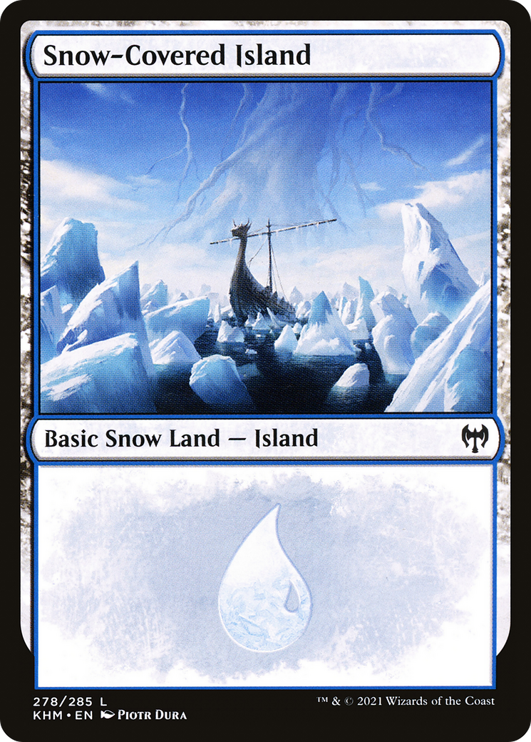 Snow-Covered Island (KHM-278) - Kaldheim: (snow) - Premium MTG Single from Wizards of the Coast - Just $0.23! Shop now at Game Crave Tournament Store