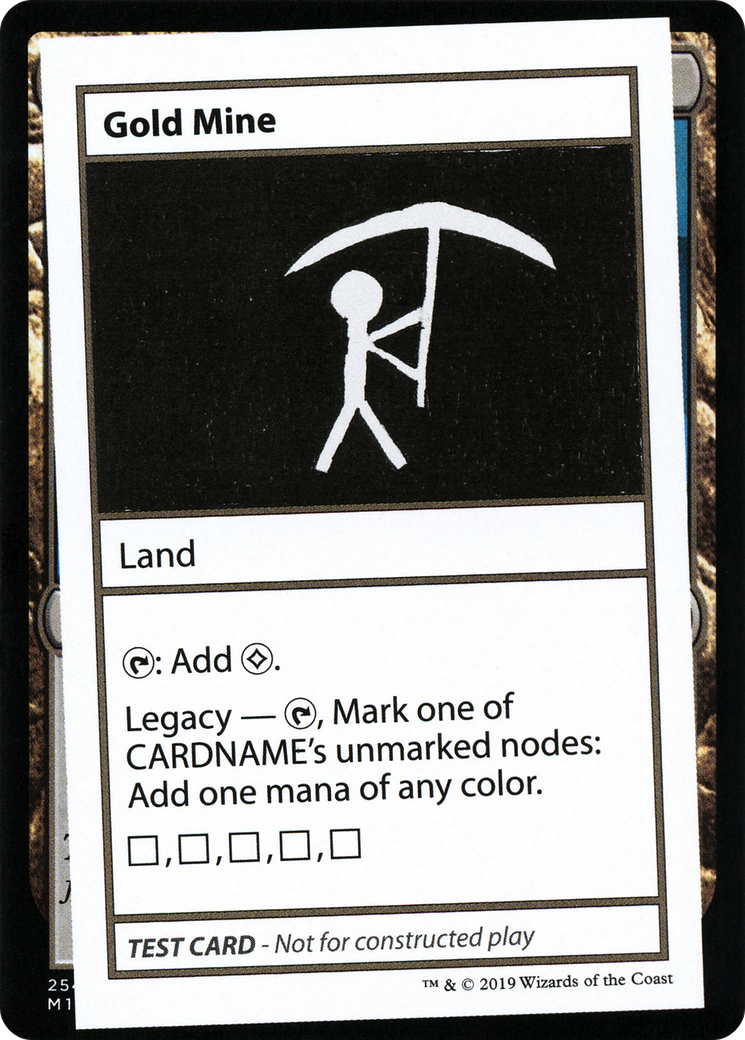 Gold Mine (CMB2-116) - Mystery Booster Playtest Cards 2021 - Premium MTG Single from Wizards of the Coast - Just $0.26! Shop now at Game Crave Tournament Store