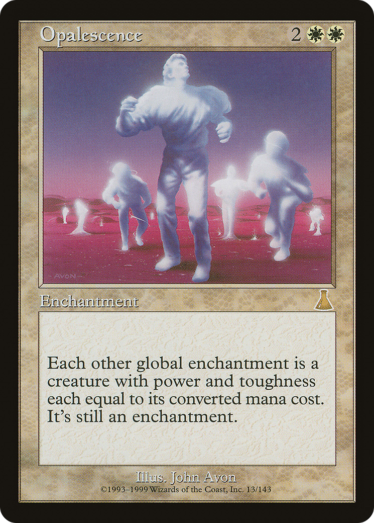 Opalescence (UDS-013) - Urza's Destiny - Premium MTG Single from Wizards of the Coast - Just $6.84! Shop now at Game Crave Tournament Store