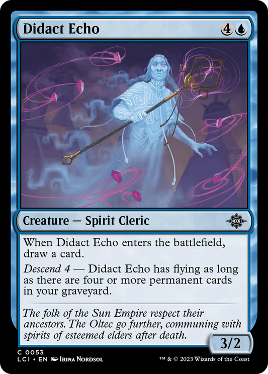 Didact Echo (LCI-053) - The Lost Caverns of Ixalan Foil - Premium MTG Single from Wizards of the Coast - Just $0.08! Shop now at Game Crave Tournament Store