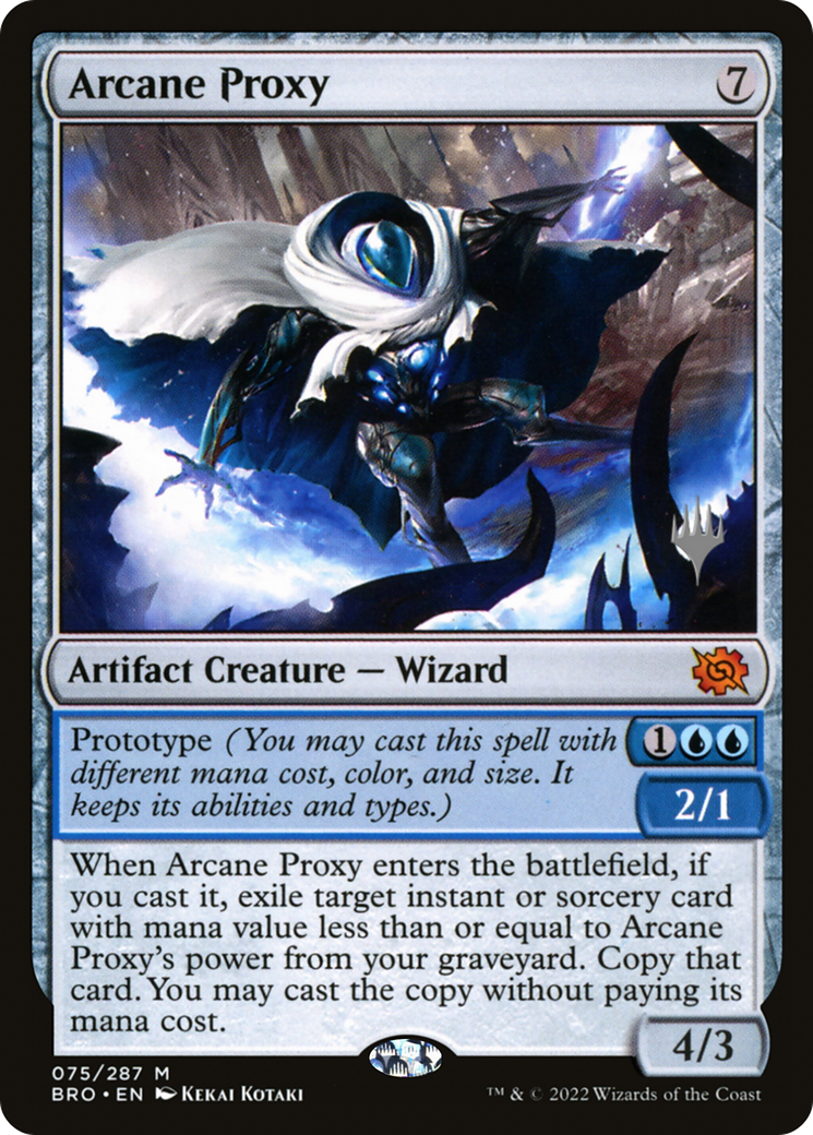 Arcane Proxy (PBRO-75P) - The Brothers' War Promos - Premium MTG Single from Wizards of the Coast - Just $0.12! Shop now at Game Crave Tournament Store