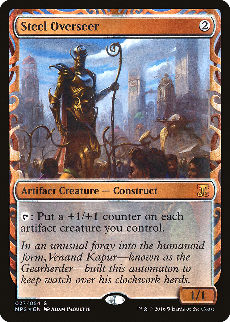 Steel Overseer (MPS-027) - Kaladesh Inventions Foil - Premium MTG Single from Wizards of the Coast - Just $11.66! Shop now at Game Crave Tournament Store