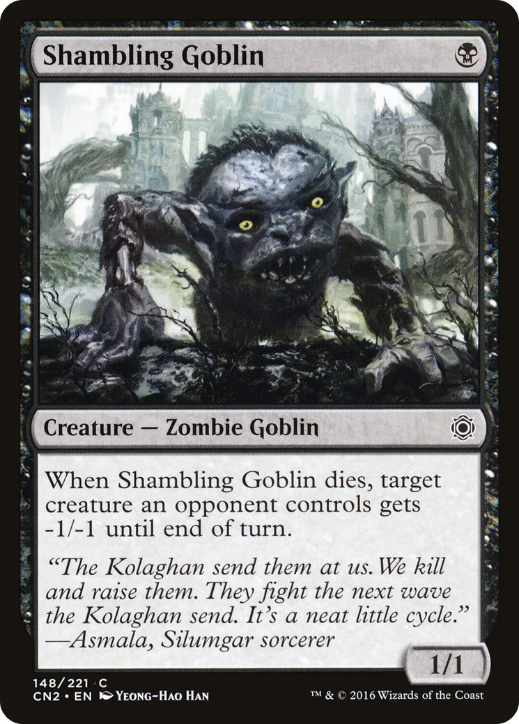 Shambling Goblin (CN2-148) - Conspiracy: Take the Crown - Premium MTG Single from Wizards of the Coast - Just $0.08! Shop now at Game Crave Tournament Store