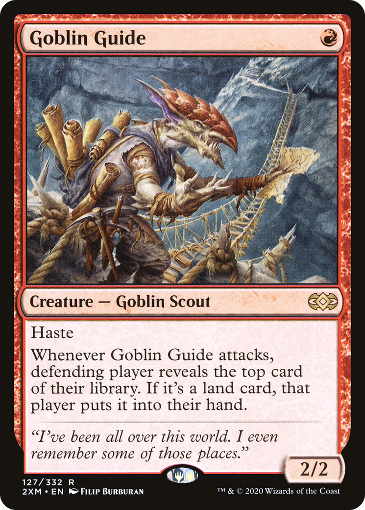 Goblin Guide (2XM-127) - Double Masters - Premium MTG Single from Wizards of the Coast - Just $0.30! Shop now at Game Crave Tournament Store