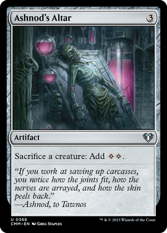 Ashnod's Altar (CMM-368) - Commander Masters Foil - Premium MTG Single from Wizards of the Coast - Just $2.14! Shop now at Game Crave Tournament Store