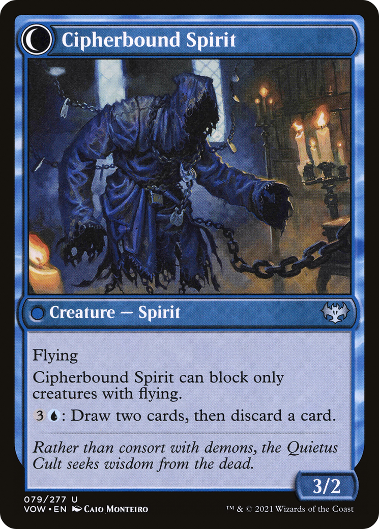 Soulcipher Board // Cipherbound Spirit (VOW-079) - Innistrad: Crimson Vow: (Double Faced Transform) - Premium MTG Single from Wizards of the Coast - Just $0.08! Shop now at Game Crave Tournament Store
