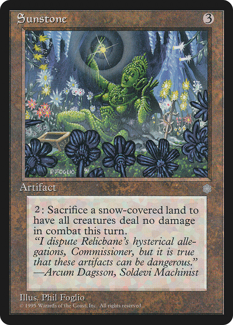 Sunstone (ICE-341) - Ice Age - Premium MTG Single from Wizards of the Coast - Just $0.08! Shop now at Game Crave Tournament Store