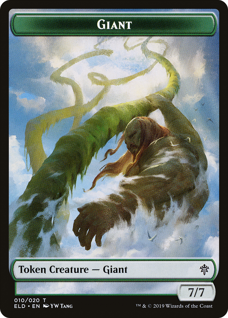 Giant (TELD-010) - Throne of Eldraine Tokens Foil - Premium MTG Single from Wizards of the Coast - Just $0! Shop now at Game Crave Tournament Store