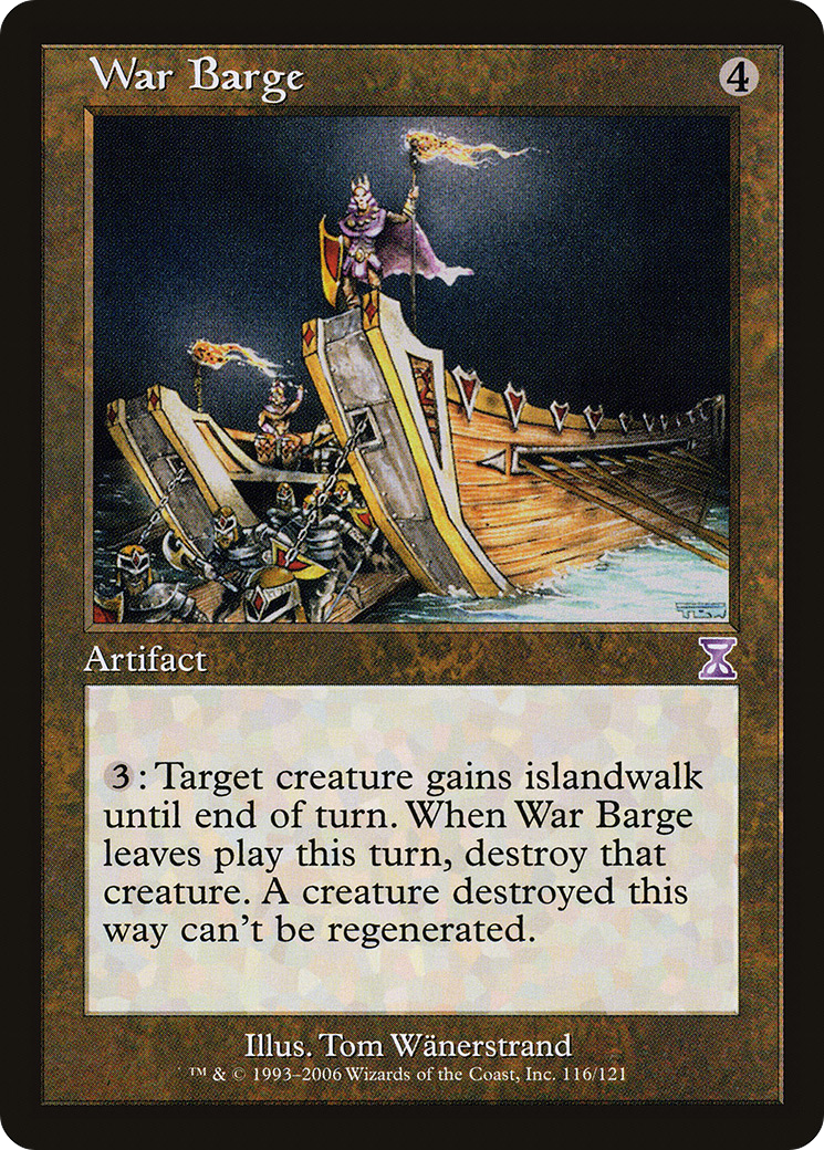 War Barge (TSB-116) - Time Spiral Timeshifted Foil - Premium MTG Single from Wizards of the Coast - Just $0.60! Shop now at Game Crave Tournament Store