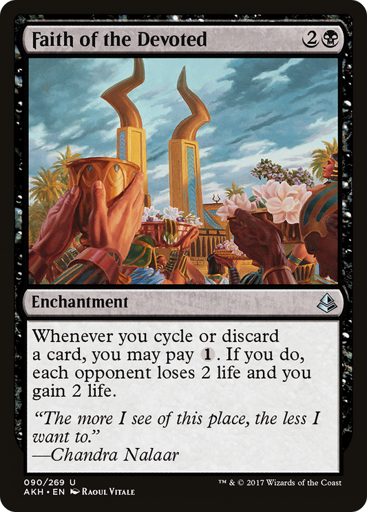 Faith of the Devoted (AKH-090) - Amonkhet - Premium MTG Single from Wizards of the Coast - Just $0.25! Shop now at Game Crave Tournament Store