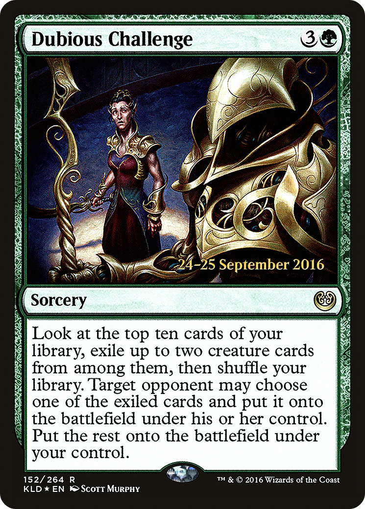 Dubious Challenge (PKLD-152S) - Kaladesh Promos Foil - Premium MTG Single from Wizards of the Coast - Just $0.08! Shop now at Game Crave Tournament Store