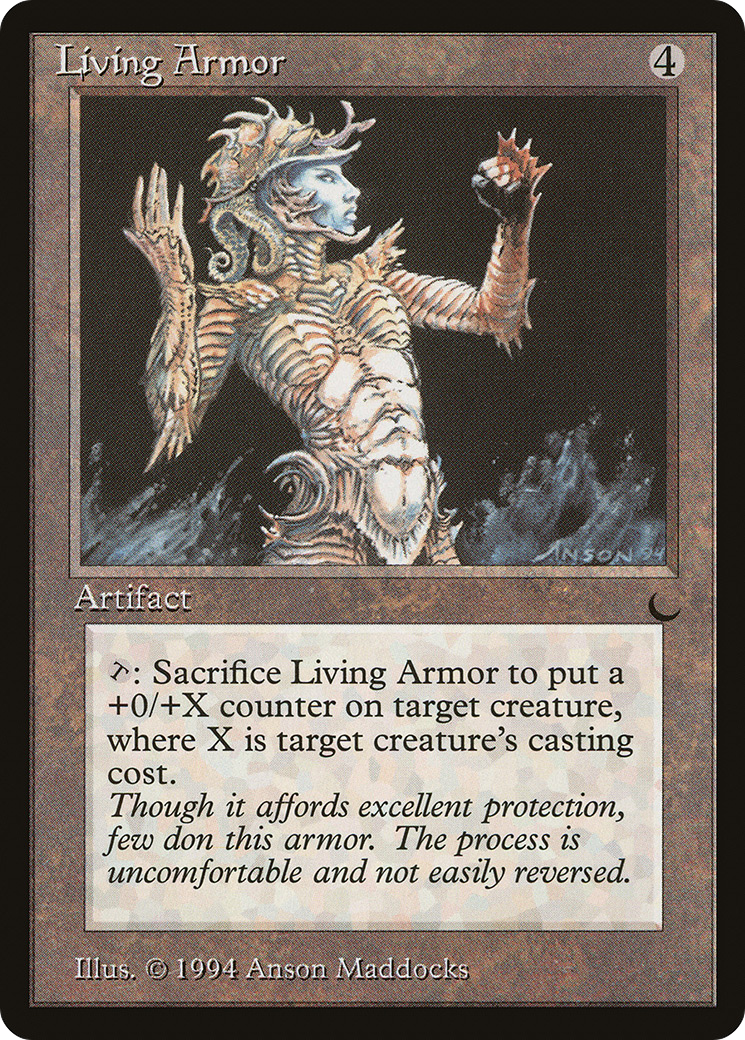 Living Armor (DRK-104) - The Dark - Premium MTG Single from Wizards of the Coast - Just $0.23! Shop now at Game Crave Tournament Store