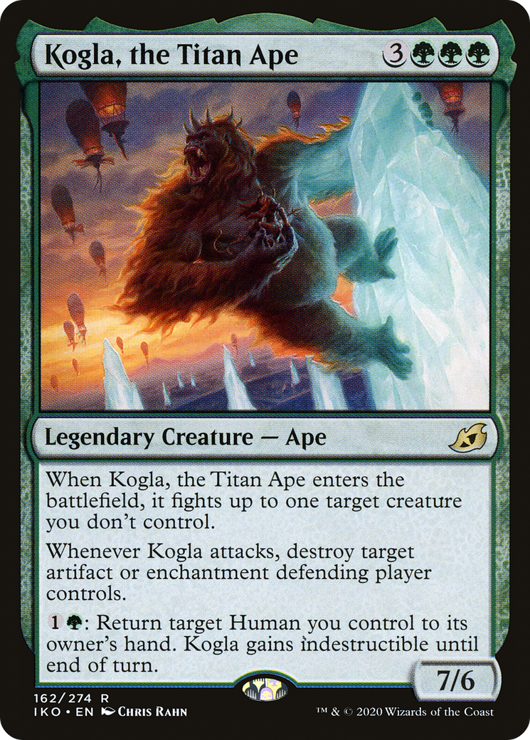 Kogla, the Titan Ape (IKO-162) - Ikoria: Lair of Behemoths - Premium MTG Single from Wizards of the Coast - Just $1.35! Shop now at Game Crave Tournament Store