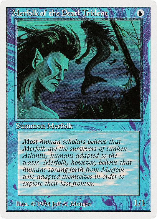 Merfolk of the Pearl Trident (SUM-068) - Summer Magic / Edgar - Premium MTG Single from Wizards of the Coast - Just $0! Shop now at Game Crave Tournament Store