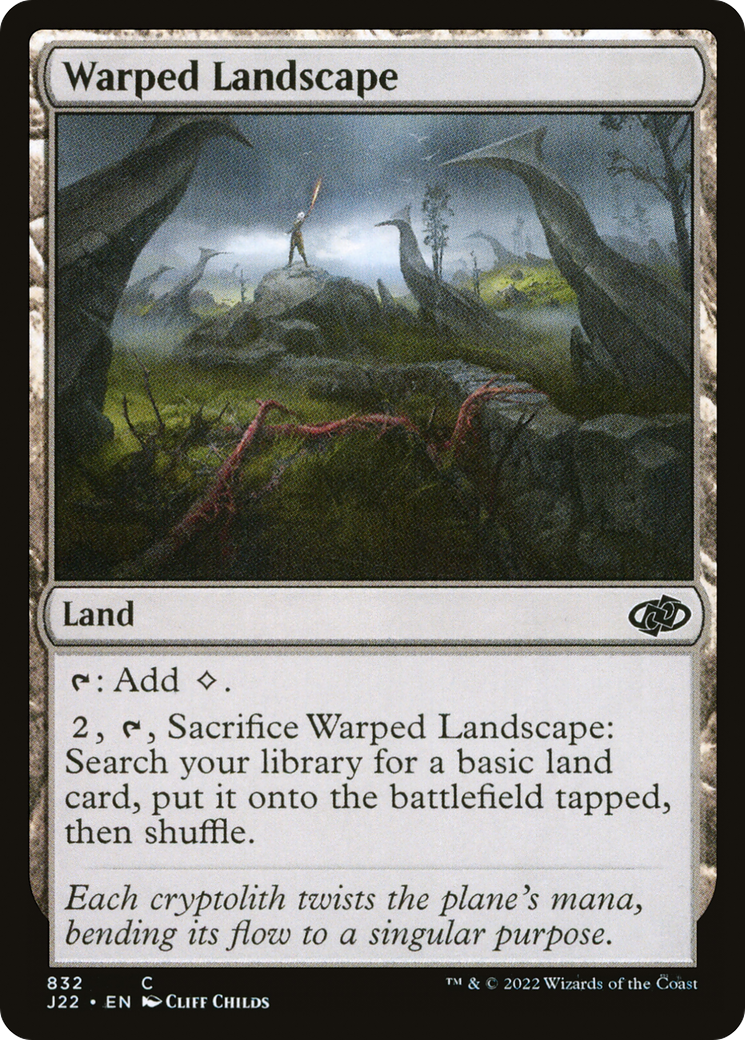 Warped Landscape (J22-832) - Jumpstart 2022 - Premium MTG Single from Wizards of the Coast - Just $0.08! Shop now at Game Crave Tournament Store