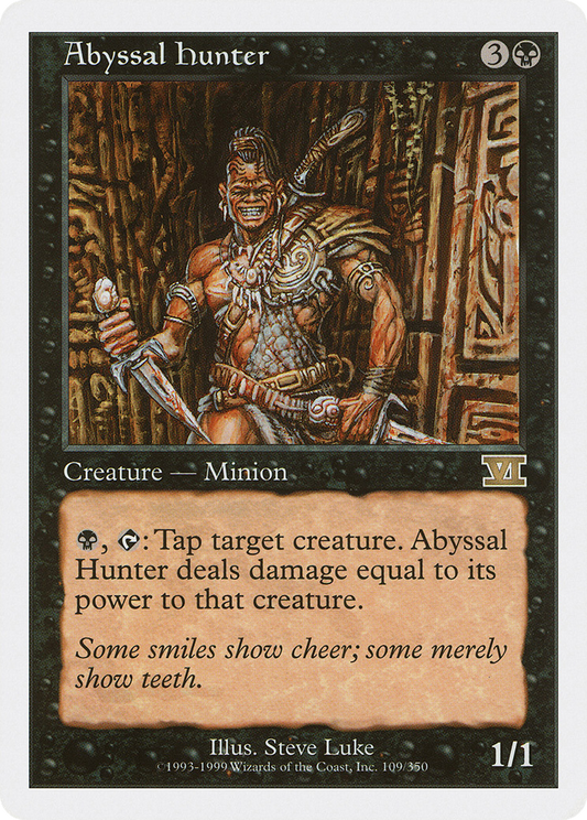 Abyssal Hunter (6ED-109) - Classic Sixth Edition - Premium MTG Single from Wizards of the Coast - Just $0.26! Shop now at Game Crave Tournament Store