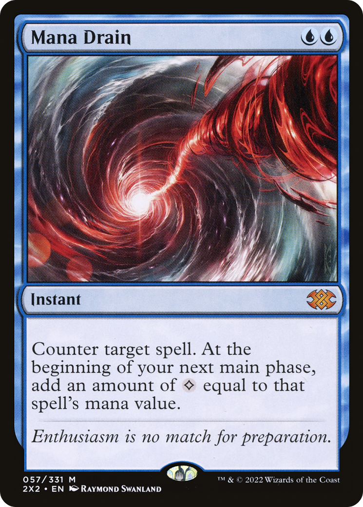 Mana Drain (2X2-057) - Double Masters 2022 - Premium MTG Single from Wizards of the Coast - Just $35.31! Shop now at Game Crave Tournament Store
