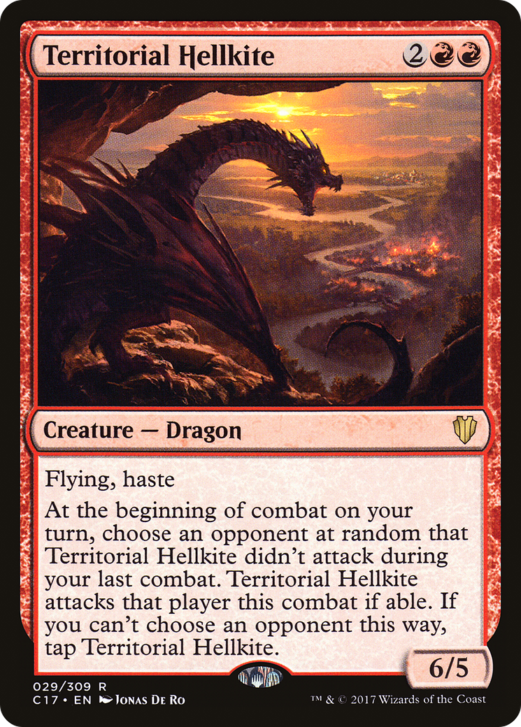 Territorial Hellkite (C17-029) - Commander 2017 - Premium MTG Single from Wizards of the Coast - Just $0.15! Shop now at Game Crave Tournament Store