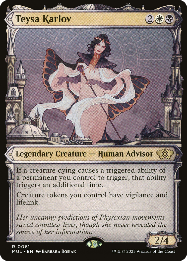Teysa Karlov (MUL-061) - Multiverse Legends: (Showcase) Foil - Premium MTG Single from Wizards of the Coast - Just $1.54! Shop now at Game Crave Tournament Store