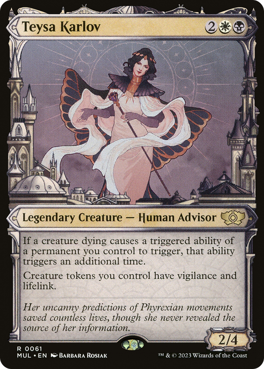 Teysa Karlov (MUL-061) - Multiverse Legends: (Showcase) Foil - Premium MTG Single from Wizards of the Coast - Just $1.54! Shop now at Game Crave Tournament Store