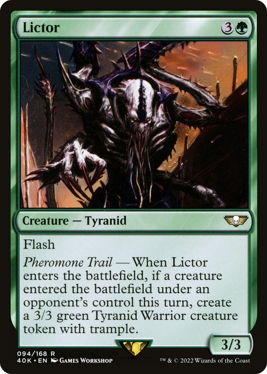 Lictor (40K-094) - Warhammer 40,000 Commander - Premium MTG Single from Wizards of the Coast - Just $0.25! Shop now at Game Crave Tournament Store