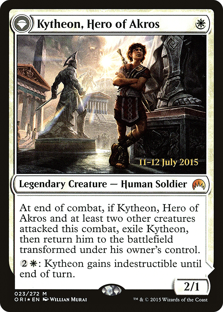 Kytheon, Hero of Akros // Gideon, Battle-Forged (PORI-23S) - Magic Origins Promos: (originpwdfc) Foil - Premium MTG Single from Wizards of the Coast - Just $0.97! Shop now at Game Crave Tournament Store