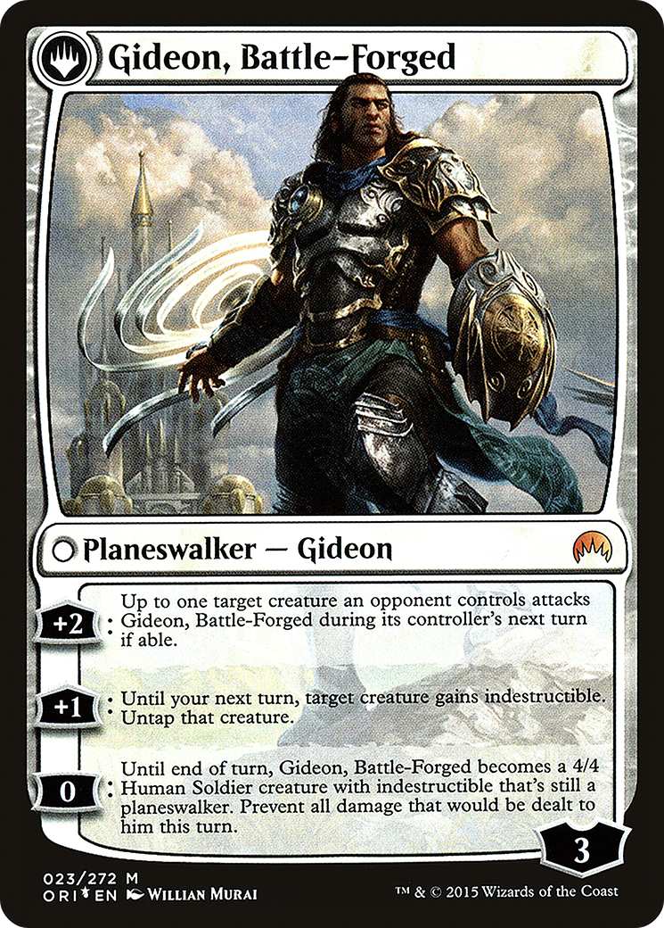 Kytheon, Hero of Akros // Gideon, Battle-Forged (PORI-23S) - Magic Origins Promos: (originpwdfc) Foil - Premium MTG Single from Wizards of the Coast - Just $0.97! Shop now at Game Crave Tournament Store