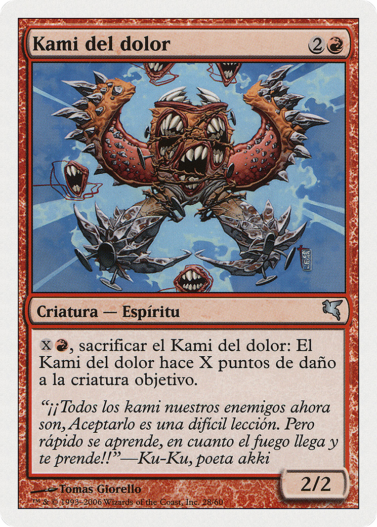 Pain Kami (PSAL-C28) - Salvat 2005 - Premium MTG Single from Wizards of the Coast - Just $0! Shop now at Game Crave Tournament Store