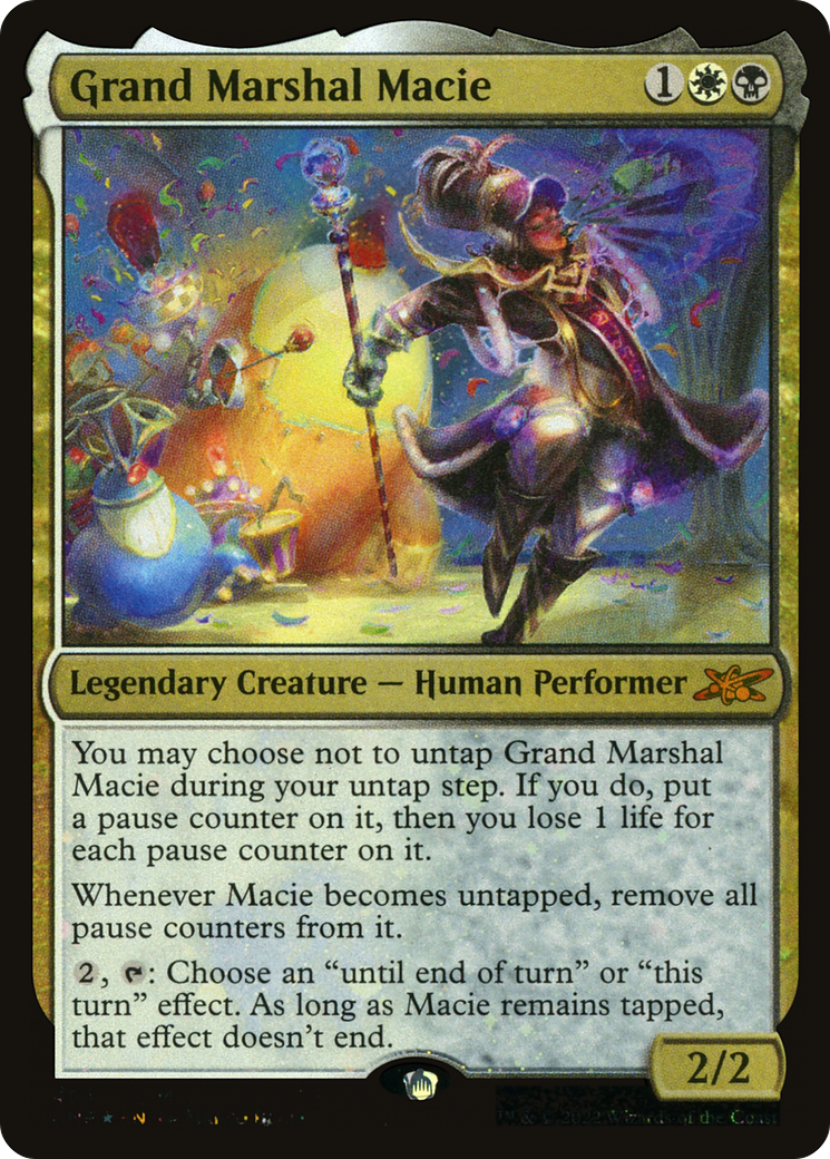 Grand Marshal Macie (UNF-454) - Unfinity Foil - Premium MTG Single from Wizards of the Coast - Just $0.08! Shop now at Game Crave Tournament Store