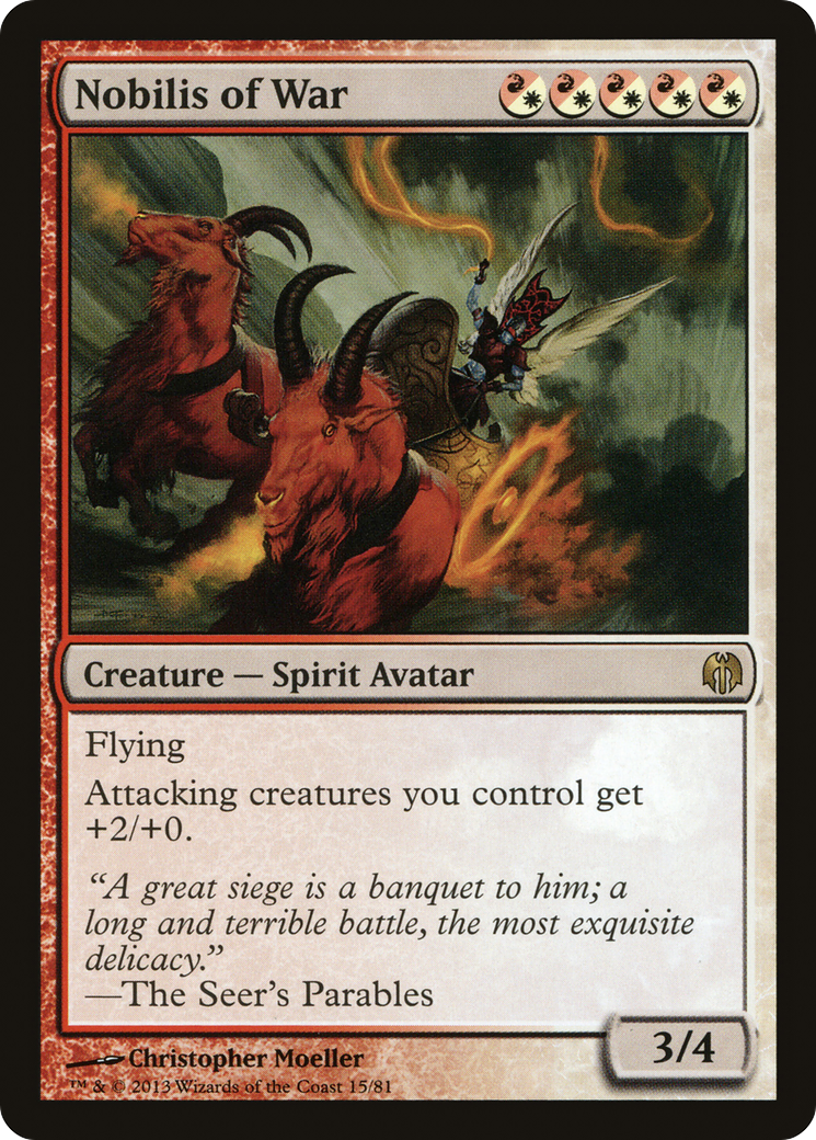 Nobilis of War (DDL-015) - Duel Decks: Heroes vs. Monsters - Premium MTG Single from Wizards of the Coast - Just $0.08! Shop now at Game Crave Tournament Store