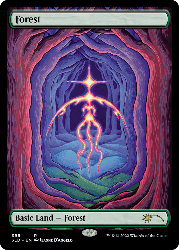 Forest (SLD-395) - Secret Lair Drop - Premium MTG Single from Wizards of the Coast - Just $4.42! Shop now at Game Crave Tournament Store