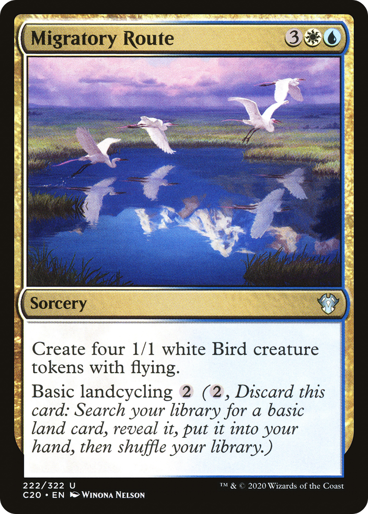 Migratory Route (C20-222) - Commander 2020 - Premium MTG Single from Wizards of the Coast - Just $0.08! Shop now at Game Crave Tournament Store