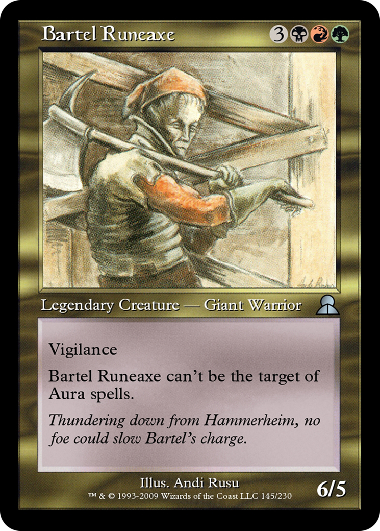 Bartel Runeaxe (ME3-145) - Masters Edition III Foil - Premium MTG Single from Wizards of the Coast - Just $0! Shop now at Game Crave Tournament Store