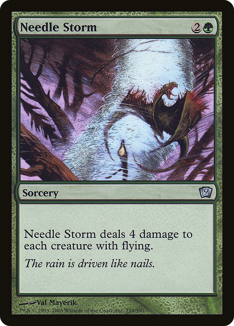 Needle Storm (9ED-259★) - Ninth Edition Foil - Premium MTG Single from Wizards of the Coast - Just $0.08! Shop now at Game Crave Tournament Store