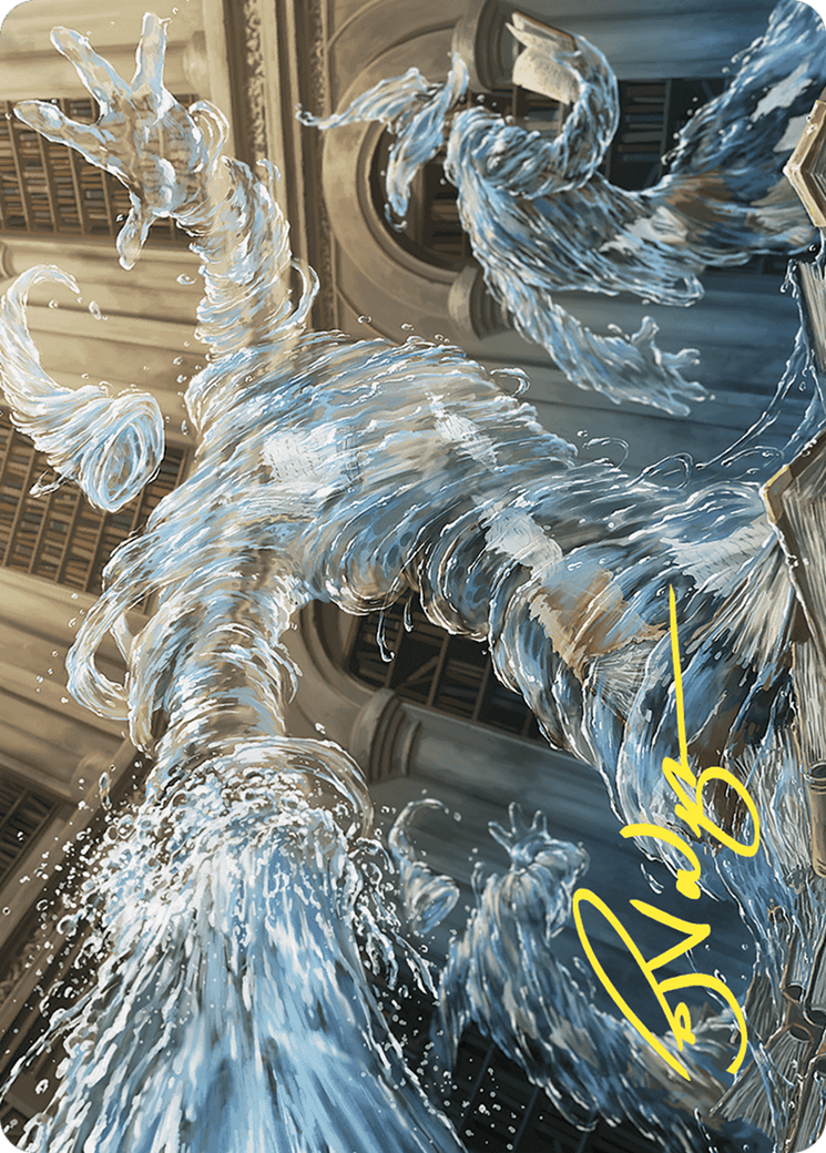 Splashy Spellcaster // Splashy Spellcaster (AWOE-009) - Wilds of Eldraine Art Series (Borderless) Foil - Premium MTG Single from Wizards of the Coast - Just $0! Shop now at Game Crave Tournament Store